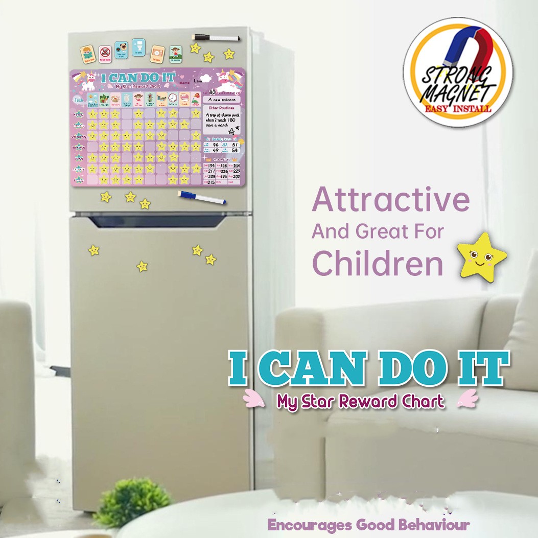 Reward Magnetic Self-Discipline Form For Kids
