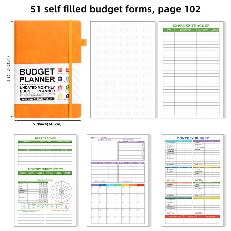 Budget Planner (Weekly Planning) English Notebook