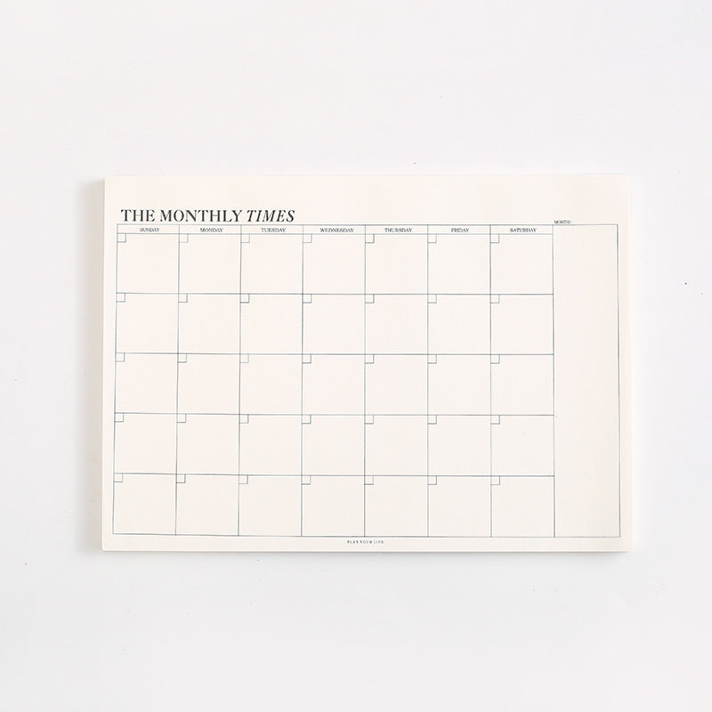 Students Can Tear Up Daily Plan Notes Notepads And Memos